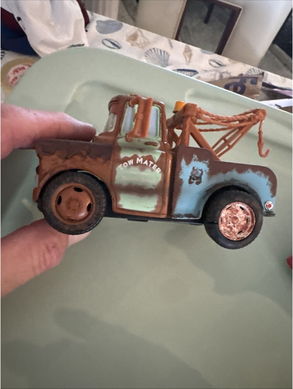 Disney Pixar Cars Tow Mater Tyco RC Works No Remote